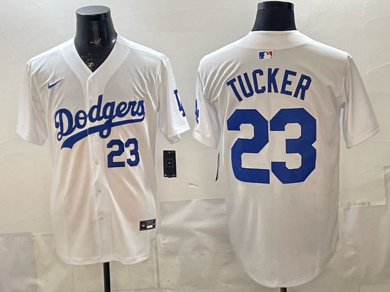 Men 2026 Los Angeles Dodgers #23 Tucker White Game Nike MLB Jersey style 0011-0